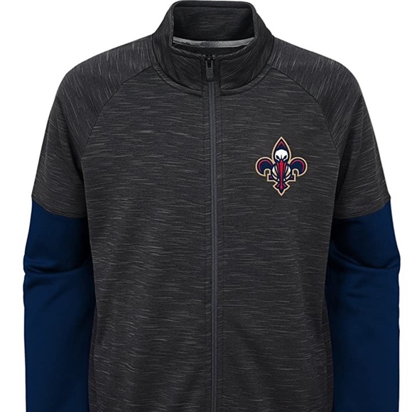 NBA Teen-Boys Traveling Full Zip Warm-Up Jacket - Picture 2 of 7